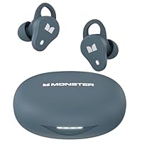 Monster N-Lite 210 Wireless Earbuds, Bluetooth 5.4 in Ear Stereo Headphones, Built-in Mic for Crystal Clear Call, 32H Playtime, Comfortable Fit, USB-C Fast Charging, Waterproof Earphones for Sports