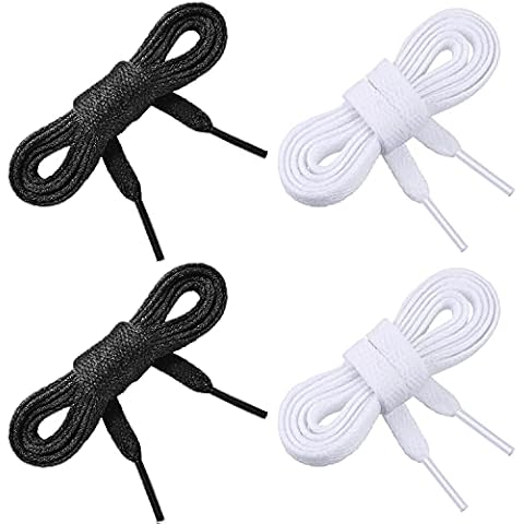 WILLBOND 2 Pairs Durable Flat Shoelaces Cover