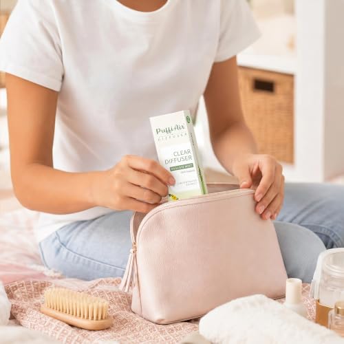Image of PUFFIAIR Botanical Fragrance Stick Set - Plant-Based Mullein, Thyme & Mint Botanical Scent, Portable Non-Electric Personal Fragrance Accessory, 2-Pack