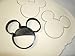THEMED MAGICAL MOUSE FACE HEAD CARTOON SET OF 2 COOKIE CUTTERS MADE IN USA PR1017