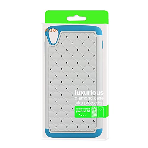 Reiko Cell Phone Case For Alcatel One Touch Idol 3 5.- Blue White #TOP30