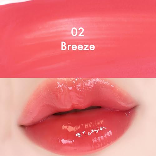 Image of Amuse SEOUL Daisy Flower Dew Tint (02 BREEZE) - Glossy Moisturizing Lip Stain, Watery Glow Lip Tint, Long Lasting Color, Dewy Finish, Vegan, Korean Beauty Makeup