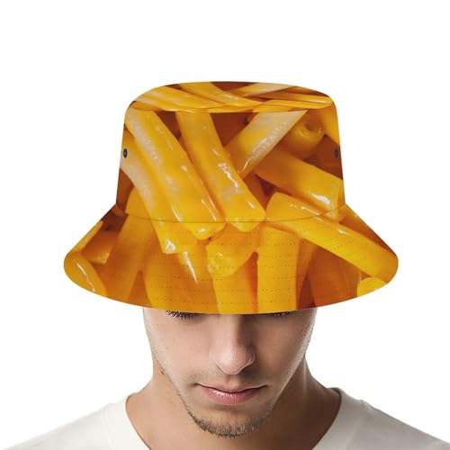 Image of Food Golden Corn Bucket Hats Unisex Washed Cotton Lightweight Outdoor Summer Beach Sun Hats Men Women Bucket Hat for Travel