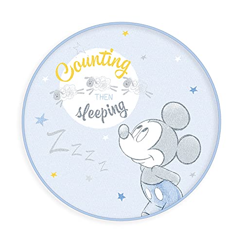 Herding Disney's Mickey Mouse Teppich, 90 cm im Durchmesser, 100% Polyamid