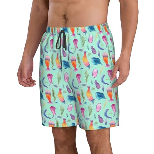 Ocean Fish Print Stylish Beach Shorts Swim Trunks Lightweight Breathable Summer Outdoor Activities2