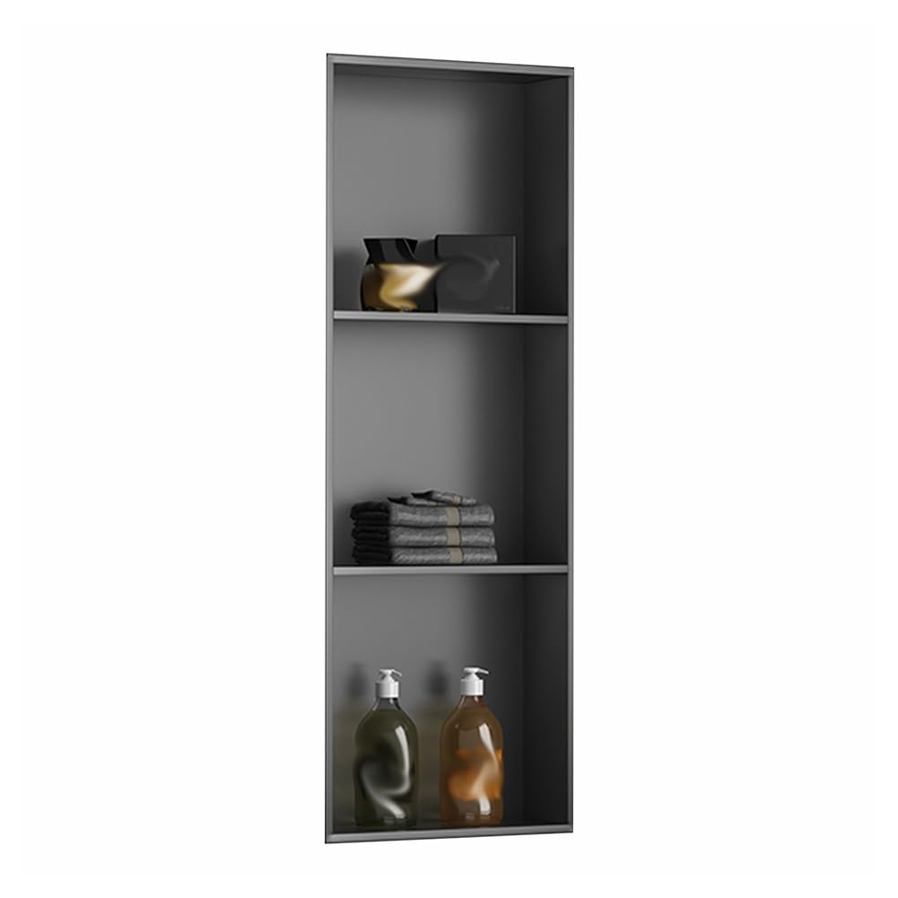 Bathroom Wall Niche Stainless Steel Wall Shower Caddy Waterproof Recessed Organizer for Home Hotel