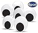 Bastex 3 inch Giant Googly Wiggle Eyes - 6 Pack. Includes Self Adhesive on Backs. Big Wiggly Eyes for Decorations, Arts & Crafts,