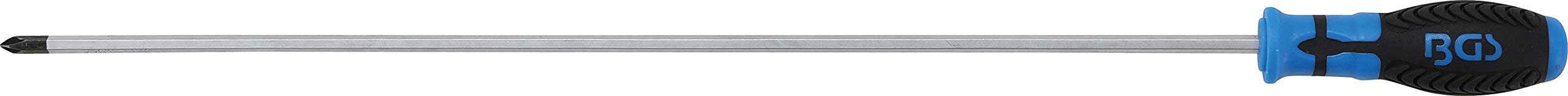 Bgs Black/Blue 732 | Screwdriver, Long | Cross Slot Ph2 | Blade Length 450 Mm