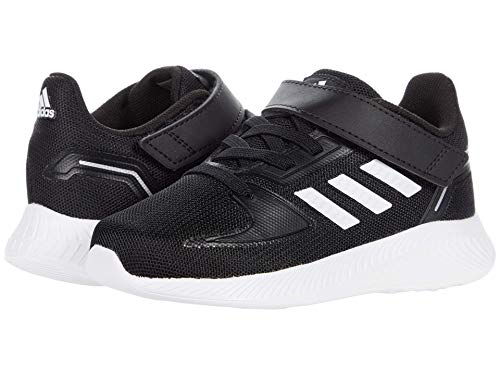 adidas Runfalcon 2.0 baskets bébé mixte noir blanc argent taille 7K chaussures