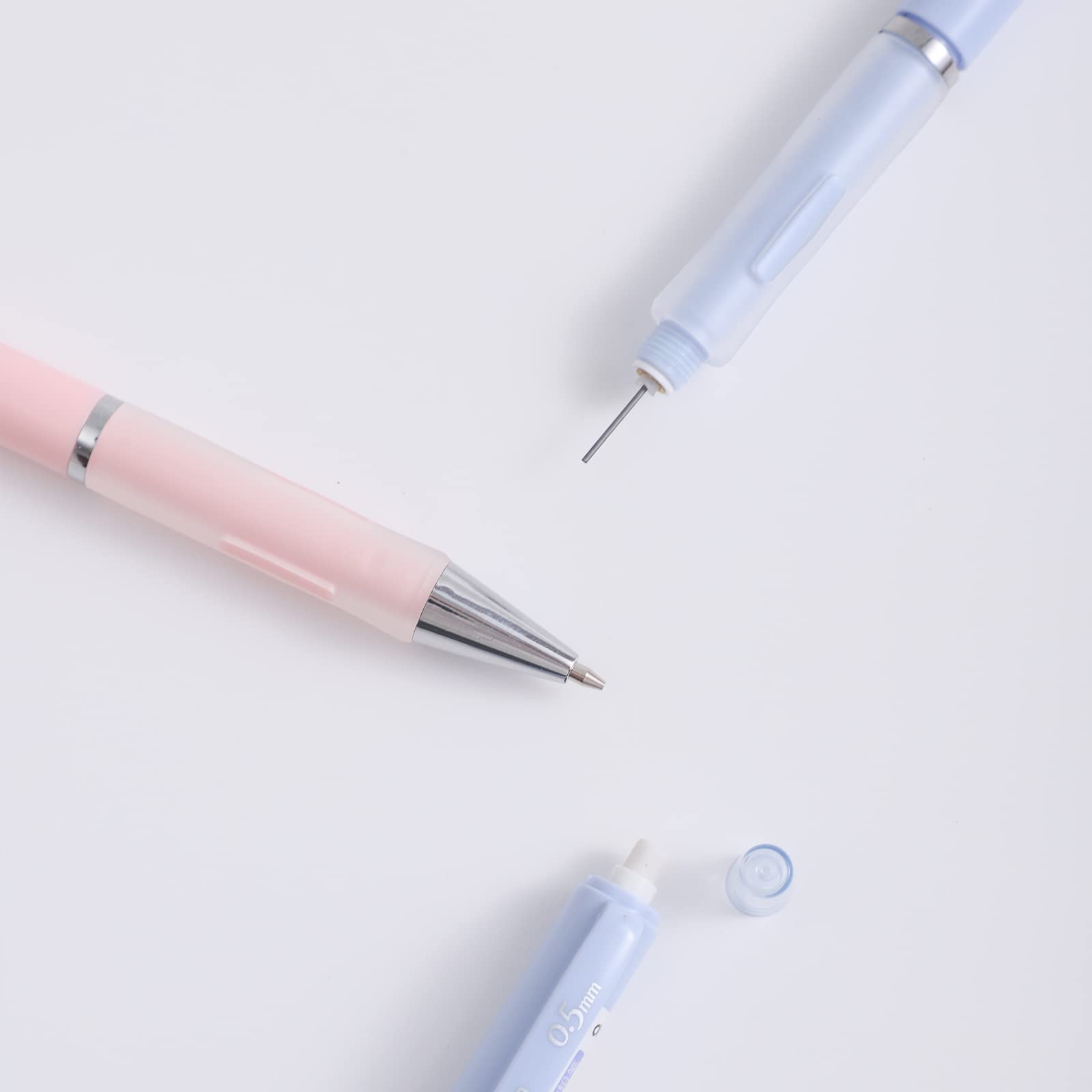 Amazon.co.jp: WUXIPREP パステルシャープペンシル 6本 0.5 & 0.7 mm