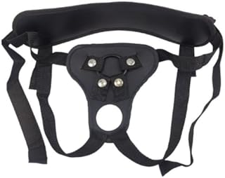 Black Wearable Strapless Strapon Harness for Big Pants for Adult Women Men Beginners