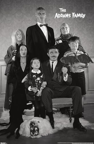 Trends International The Addams Family (1964) - Family Wall Poster, 22.4L x 14.7W, Premium Unframed Version