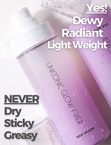 Self Beauty Selfbeauty Uniconic Radiant Hydrating Face Serum To Primer 1.01Fl.Oz + Glow Makeup Setting Spray For Face 3.38Fl.Oz thumb #6