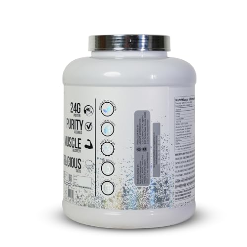 Image of ABSOLUTE NUTRITION Knockout| Noble Whey Protein|24g Protein | BCAA|Tyrosine |Arginine|Proline| Muscle building | Endurance |Digestive Enzymes |Choco Fantasy 2Kg with Free Shaker