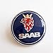 1 Pièce Pour SAAB 9-3 9000 900 RÉSINE DOMÉ Bonnet Badge Marque Nouvelle Pièce 5289871(Bleu)