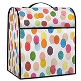 Farbige Punkte Stand Mixer Abdeckung Küche Kaffeemaschine Staubschutz Waschbar Blender Abdeckung Polyester Küchengeräte Abdeckung Mit Taschen für Kaffeemaschine Mixer Entsafter