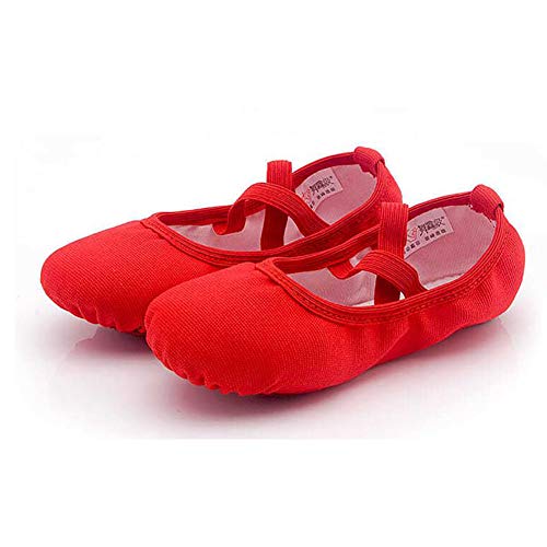 Girls Breathable Canvas Ballet Practice Shoes Yoga Shoes for Dancing3