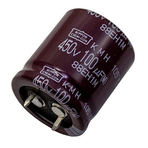 Snap-In Elko Kondensator Radial 100µF 450V 105°C EKMH451VSN101MQ30S d25,4x30mm 100uF Cover