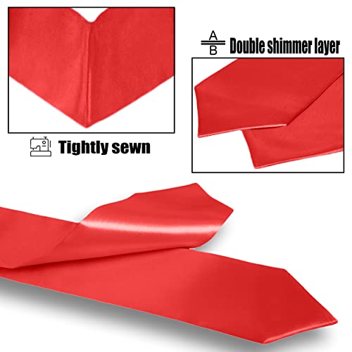 Image of Graduation Stole Honor Stole Plain Sash 60 inch Long for Graduation Ceremony and Graduation Photos