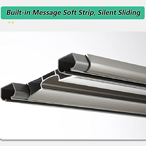 Rail de plafond double pour rail de course d'angle Curt chambre 1m