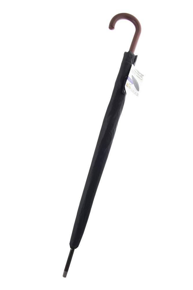 Esperanza Parasol London Stick 110 cm, czarny, czarny, 110 centimeters, Parasol w sztyfcie