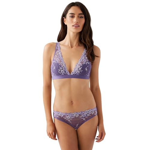 Image of Wacoal Women's Embrace Lace Lightly Lined Wire Free Mid Coverage Bralette, 852191