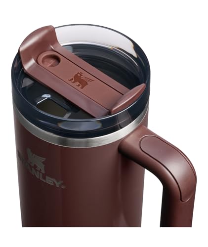 Image of STANLEY Quencher H2.0 Tumbler with Handle and Straw 30 oz | Flowstate 3-Position Lid | Cup Holder Compatible for Travel | Insulated Stainless Steel Cup | BPA-Free | Mahogany Gloss
