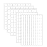 600 Stück Doppelseitige Klebepunkte Rund Oval Transparente Doppelseitige Super...