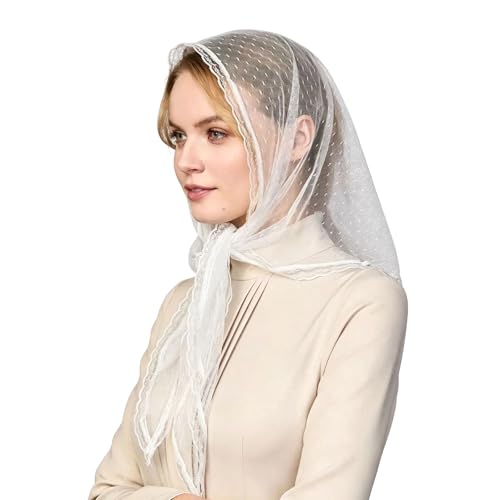 WTWU Weight Sheer Wedding Veil High Breathable and Soft Fashionable Meshes for Bridal and Bridesmaids Wedding Triangles Lace