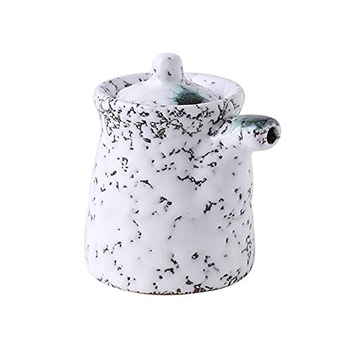 SFQEVHRZ Dispensador de aceite de oliva, vinagre de aceite de oliva, salsa de soja, vinagre líquido, para cocinar en la cocina, 160 ml (blanco)
