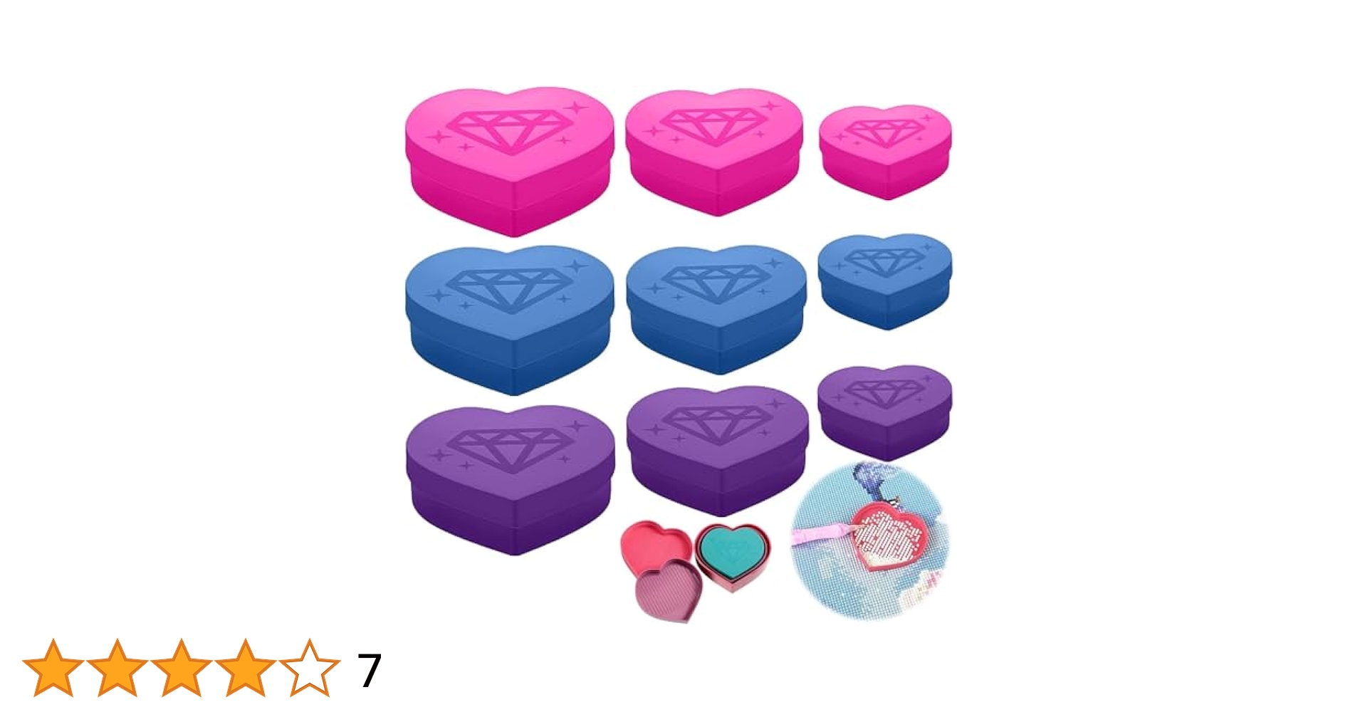 ダイヤモンドアート♡トレイ♡セット♡ Amazon.co.jp: LOMSIOY ダイヤモンドアート トレイ 9個セット