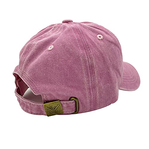 Waldeal Cute Girls Unicorn Hat, Adjustable Denim Baseball Cap, Pink #TOP3