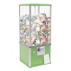 Vending Machine,25"Huge Commercial Gumball Machine Toy Capsule Vending Machine,Bubble Gumball Machine Candy Dispenser Bubble Gum Machine for Game Stores and Retail Stores Light Green