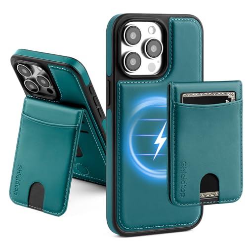 Étui portefeuille iPhone 15 Pro Max magnétique en cuir synthétique