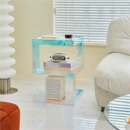 Acrylic 3 Tier Sofa Side...