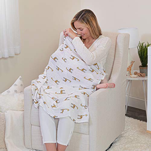 Image of Aden + Anais Classic Muslin Swaddle Blanket 4 Pack (White)