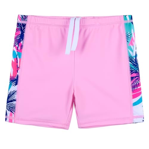 Image of Girls Two Piece Swimsuit Floral UPF 50+ Rash Guard Set Kids Beach Swimwear