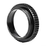 C Mount Aluminum 25mm Camera Lens Adapter Ring to CS Mount Extension Tube for Security and Industrial Cameras with Soft Clear Threads