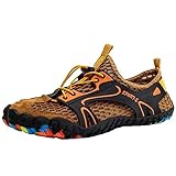  Scarpe da Camminata Escursionismo Scarpe da Acqua Uomo Donna Sportivo Escursionismo Spiaggia Yoga Diving Quick Dry Marrone 44