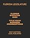 FLORIDA STATUTES 2020 TITLE XXXVI BUSINESS ORGANIZATIONS: WEST HARTFORD LEGAL PUBLISHING