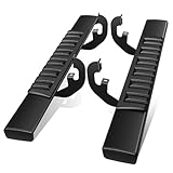 Auto Dynasty Running Boards Compatible with 2019-2026 Chevy Silverado GMC Sierra 1500 2500HD 3500HD Regular Cab, Aluminum Side Steps Rail Nerf Bars, 6' Step Bars, Black 20 21 22 23 24 25