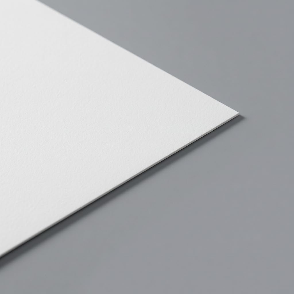 SiaBiced Carta Acquerello e Pittura a Olio, Cartoncino Strutturato Bianco per Disegno Artistico, Ideale per Blocco Acquerello e Album da Disegno, Carta da pittura a olio Aowen 4K