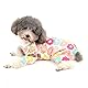 Ranphy Hunde Pyjama, Baumwolle, niedliches Rautenmuster, britischer Stil Hunde Schlafkleidung Kleidung
