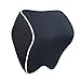 ZSDFW - Cuscino poggiatesta per seggiolino auto, in memory foam, per sedile auto, supporto per la testa, supporto lombare, per sedia da ufficio, colore: nero e bianco