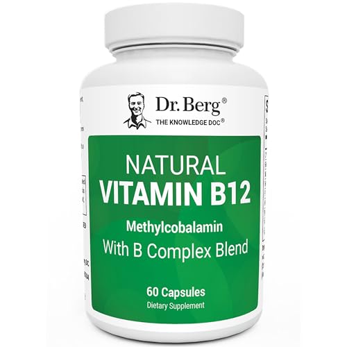 Dr. Berg Natural Vitamin B12 1000 mcg with B Complex Blend - Meth...