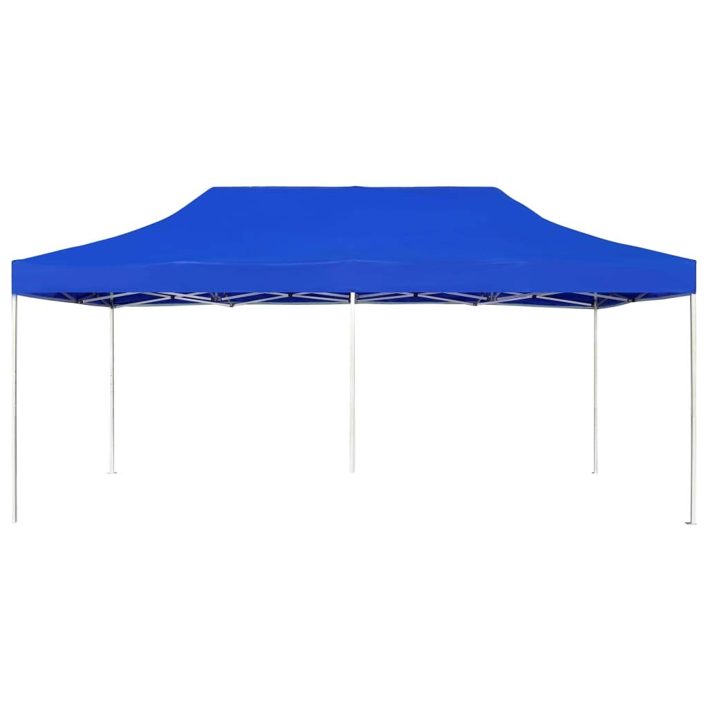 Gazebo pieghevole professionale 6x3 m Alluminio Blu