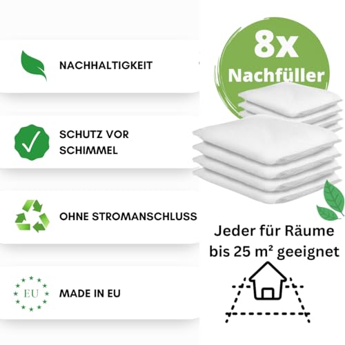 Luftentfeuchter Granulat Koopmann 4X für Räume bis 25m²