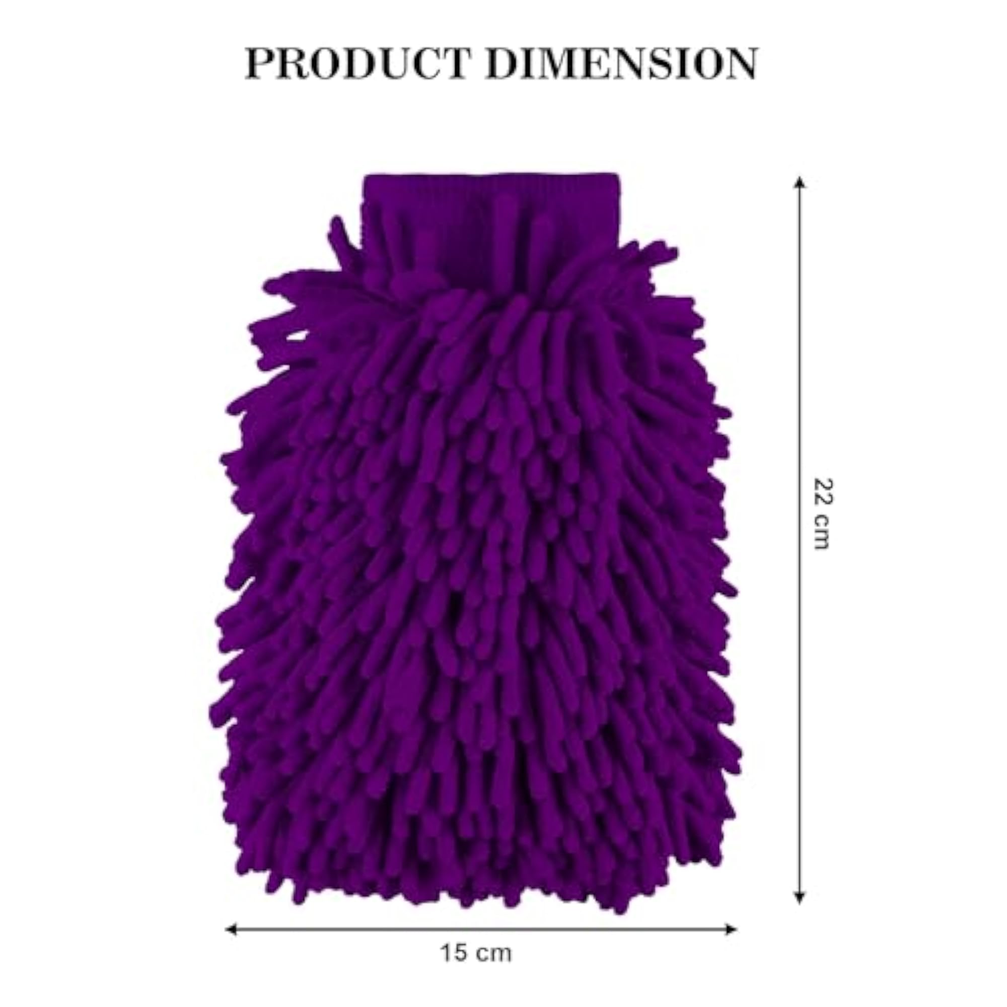 Microfiber Double-Sided Car Washing Gloves