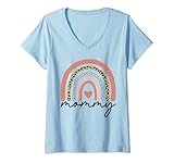 Photo Gallery donna boho arcobaleno mommy cuore festa della mamma leopard mamma cute mama maglietta con collo a v Photo Gallery donna boho arcobaleno mommy cuore festa della mamma leopard mamma cute mama maglietta con collo a v