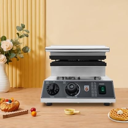 Waffeleisen Waffelmaschine, 1750W 4-Platz Waffeleisen Waffelautomat Waffel Kommerzielle Waffelmaschine, Multifunktionsgerät Waffle Machine – Bild 8